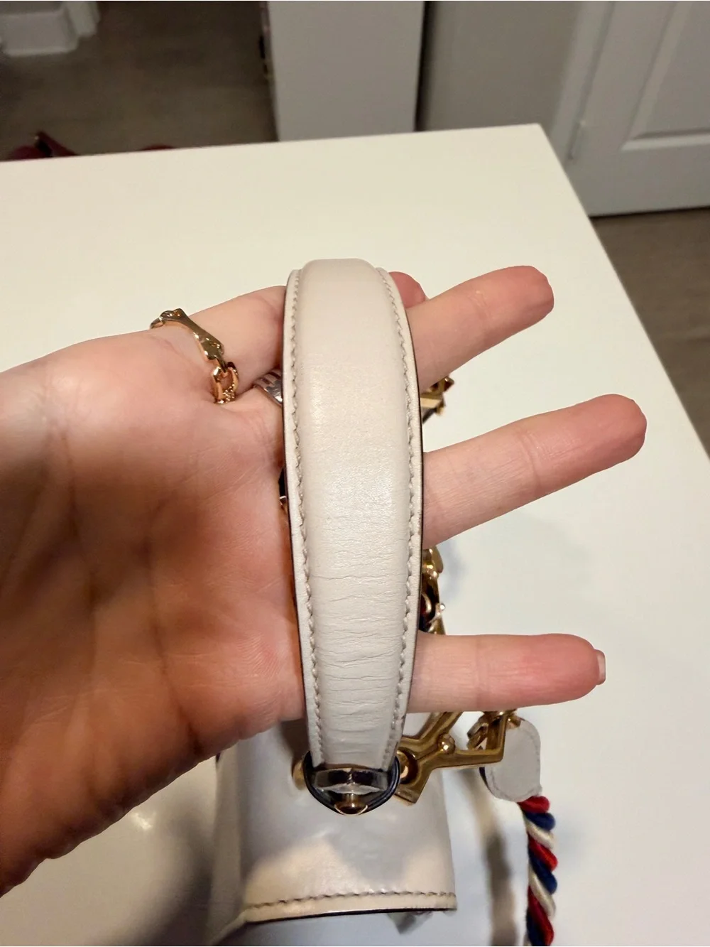 Gucci Sylvie Mini Top Handle Bag with Braided Strap, Dust bag and COA